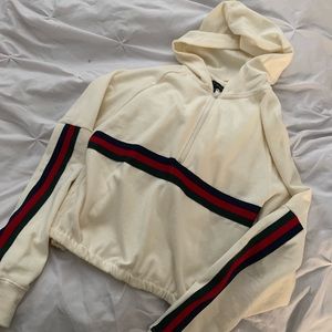 pacsun cropped hoodie